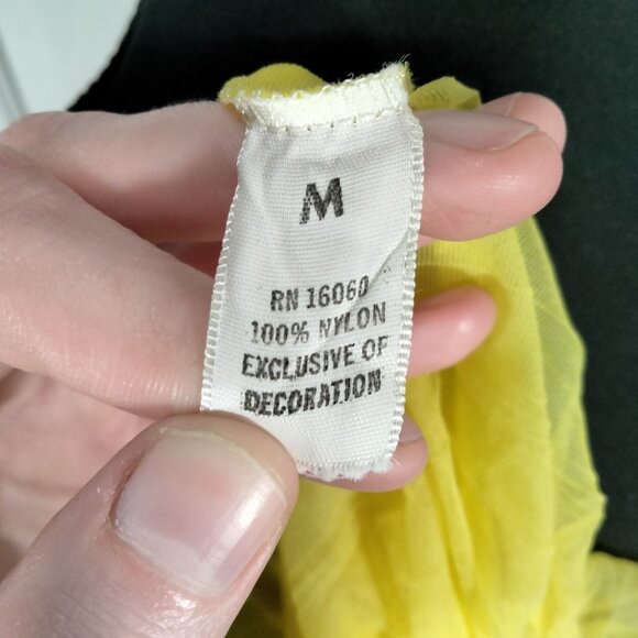 Vtg Y2K Babydoll Slip Dress Nightgown M Coquette Sabrina Carpenter Cottagecore - Picture 11 of 11